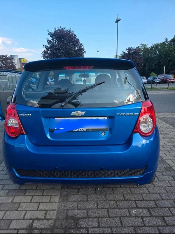 Gebraucht Chevrolet Aveo 2009 Blau Kleinwagen