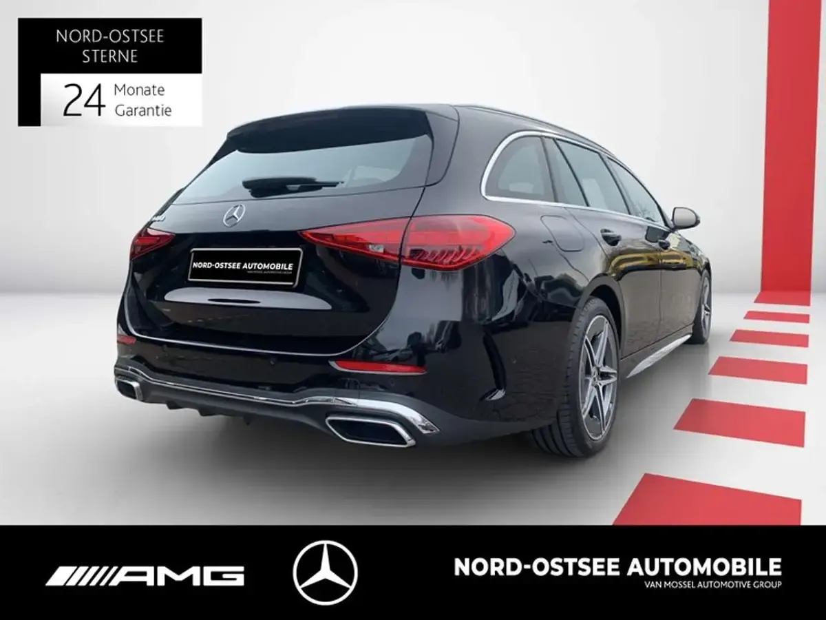 Gebraucht Mercedes C300 AMG 265 PS (194 kW) 2025 Metalliclack obsidianschwarz Kombi