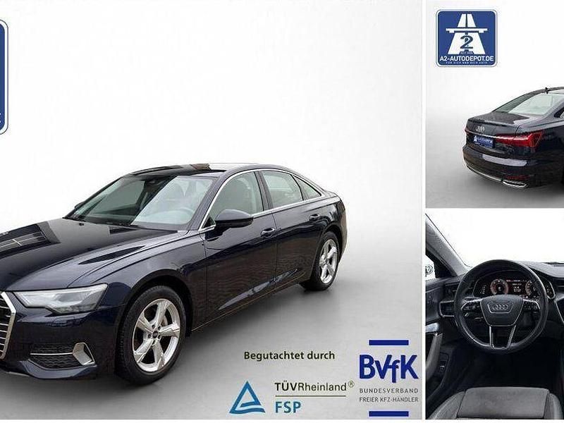 Blau Gebraucht 2021 Audi A6 Sport Limousine | 29.950 € (Guter Preis) - Bild 1/4
