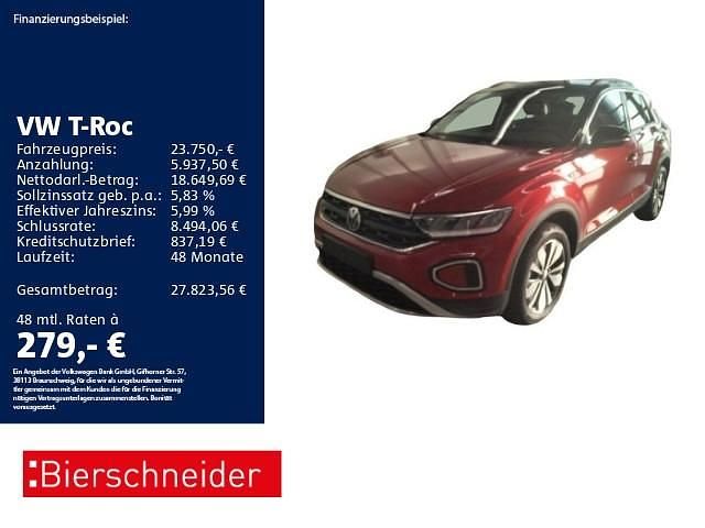 Gebraucht VW T-Roc Move 116 PS (85 kW) 2024 Rot SUV