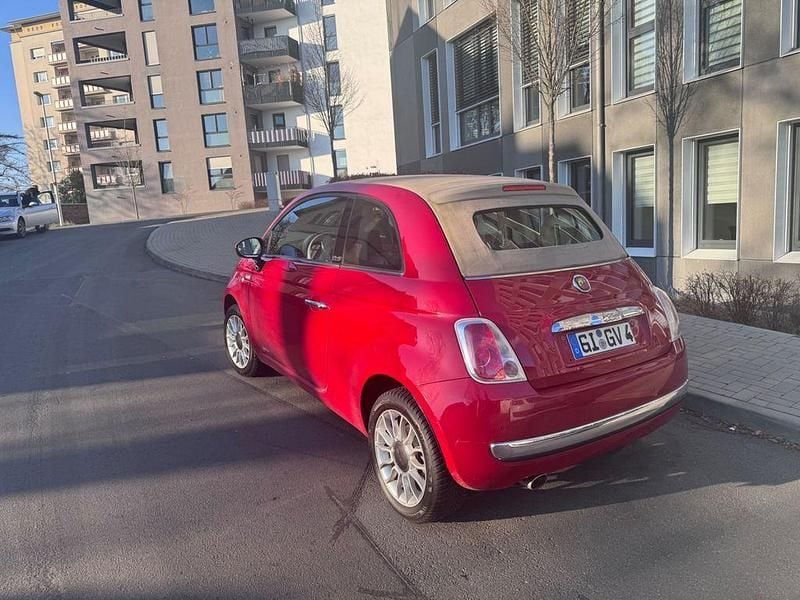 Second-hand Fiat 500C 101 CP (74 kW) 2008 Roșu Cabrio