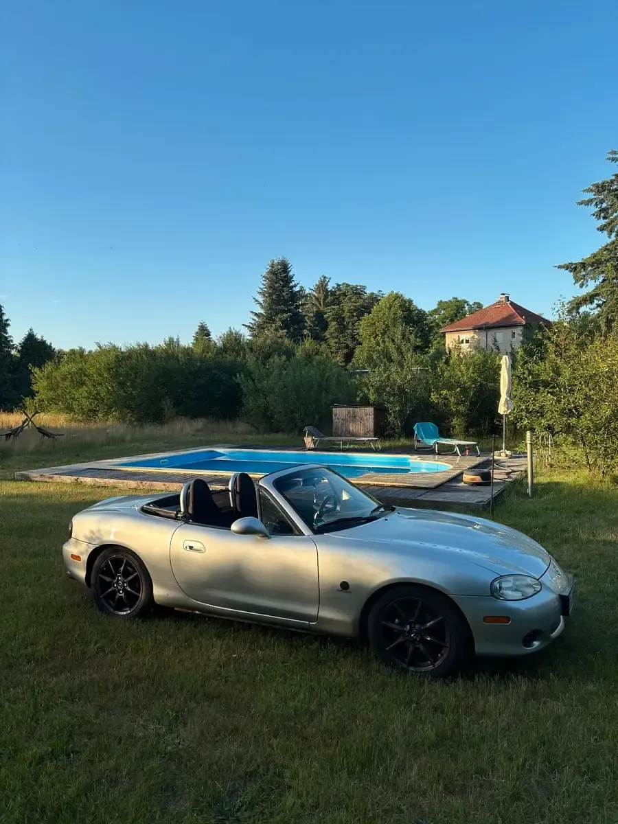 Gebraucht Mazda MX5 110 PS (80 kW) 2003 Silber Cabrio
