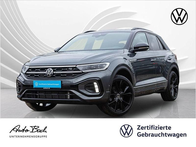 Indiumgrau metallic schwarz Gebraucht 2024 VW T-Roc R-line SUV | 39.980 € (Teuer) - Bild 1/4