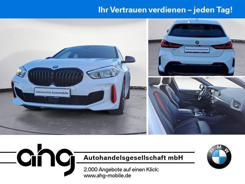 Weiß Gebraucht 2022 BMW 128 Sport Line Limousine | 28.860 € (Guter Preis) - Bild 1/4