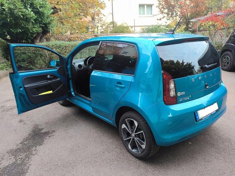 Blau Gebraucht 2020 Skoda Citigo-e IV Style Kleinwagen | 13.250 € (Fairer Preis) - Bild 1/4