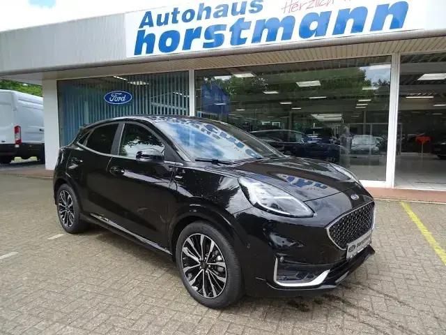 Obsidianschwarz metallic Gebraucht 2023 Ford Puma ST-Line SUV | 25.950 € (Teuer) - Bild 1/4