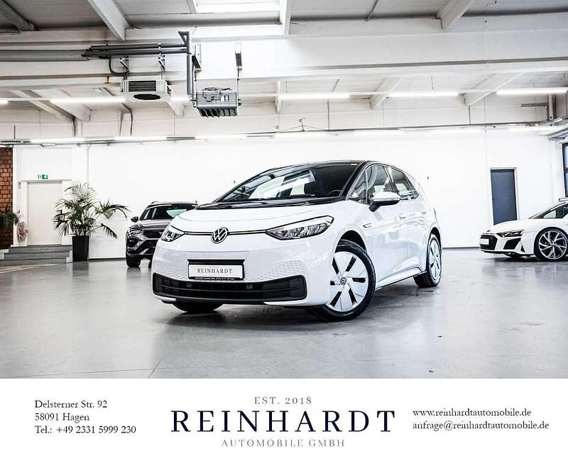 Gletscherweiß metallic Gebraucht 2022 VW ID.3 Pro Performance Kleinwagen | 19.350 € (Guter Preis) - Bild 1/3