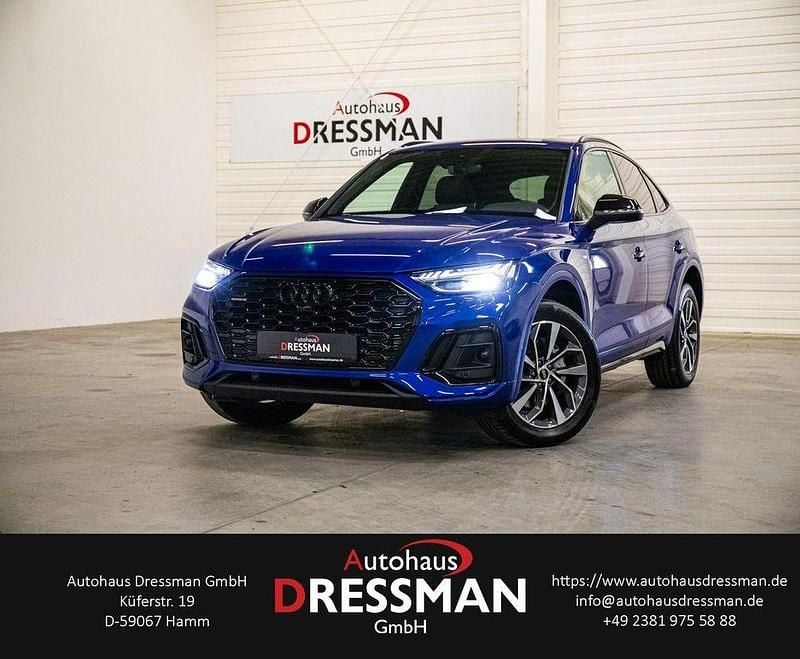 Ultrablau metallic Gebraucht 2023 Audi Q5 Sportback S-Line SUV | 43.560 € (Guter Preis) - Bild 1/4