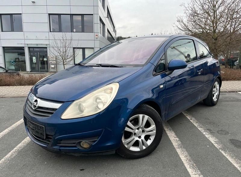 Blau Gebraucht 2007 Opel Corsa Kleinwagen | 1.000 € (Fairer Preis) - Bild 1/4