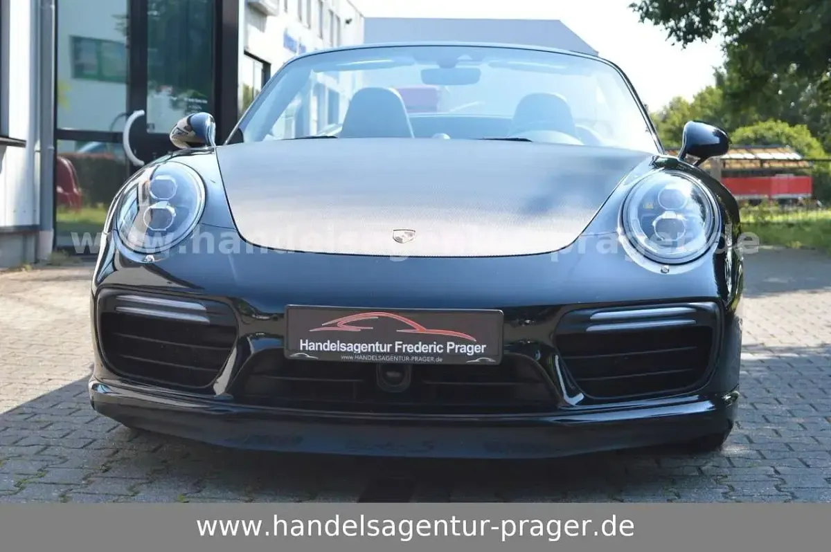 Gebraucht Porsche 991 Chrono 581 PS (427 kW) 2017 Tiefschwarzmetallic Cabrio