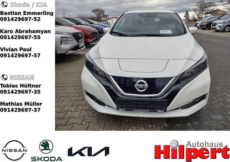 326 white Gebraucht 2021 Nissan Leaf N-Connecta Kleinwagen | 15.190 € (Fairer Preis) - Bild 1/4