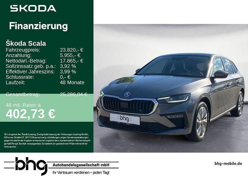 Grau Gebraucht 2024 Skoda Scala Drive Kleinwagen | 23.820 € (Fairer Preis) - Bild 1/4