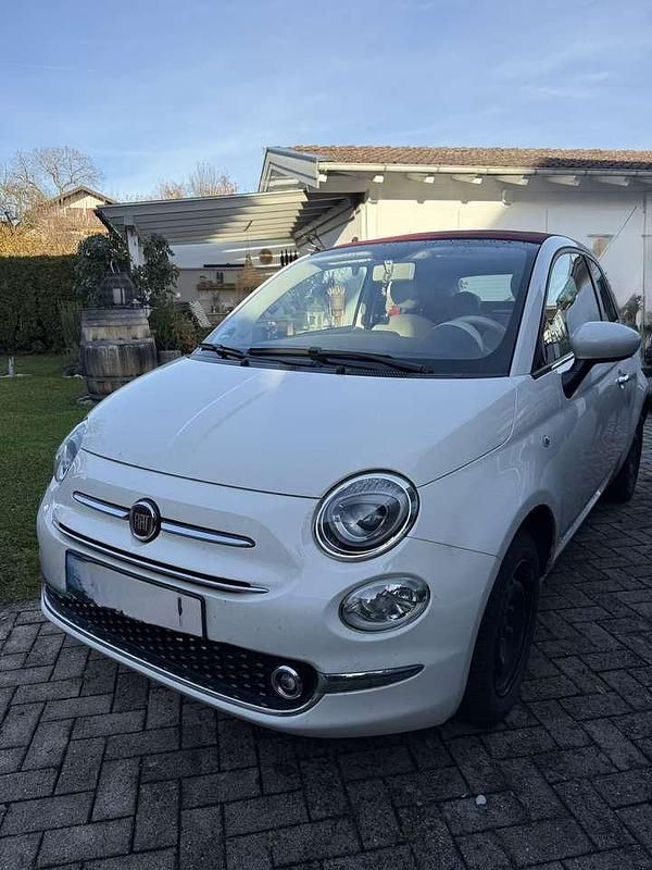 Beige Gebraucht 2017 Fiat 500C Lounge Cabrio | 9.100 € (Fairer Preis) - Bild 1/4