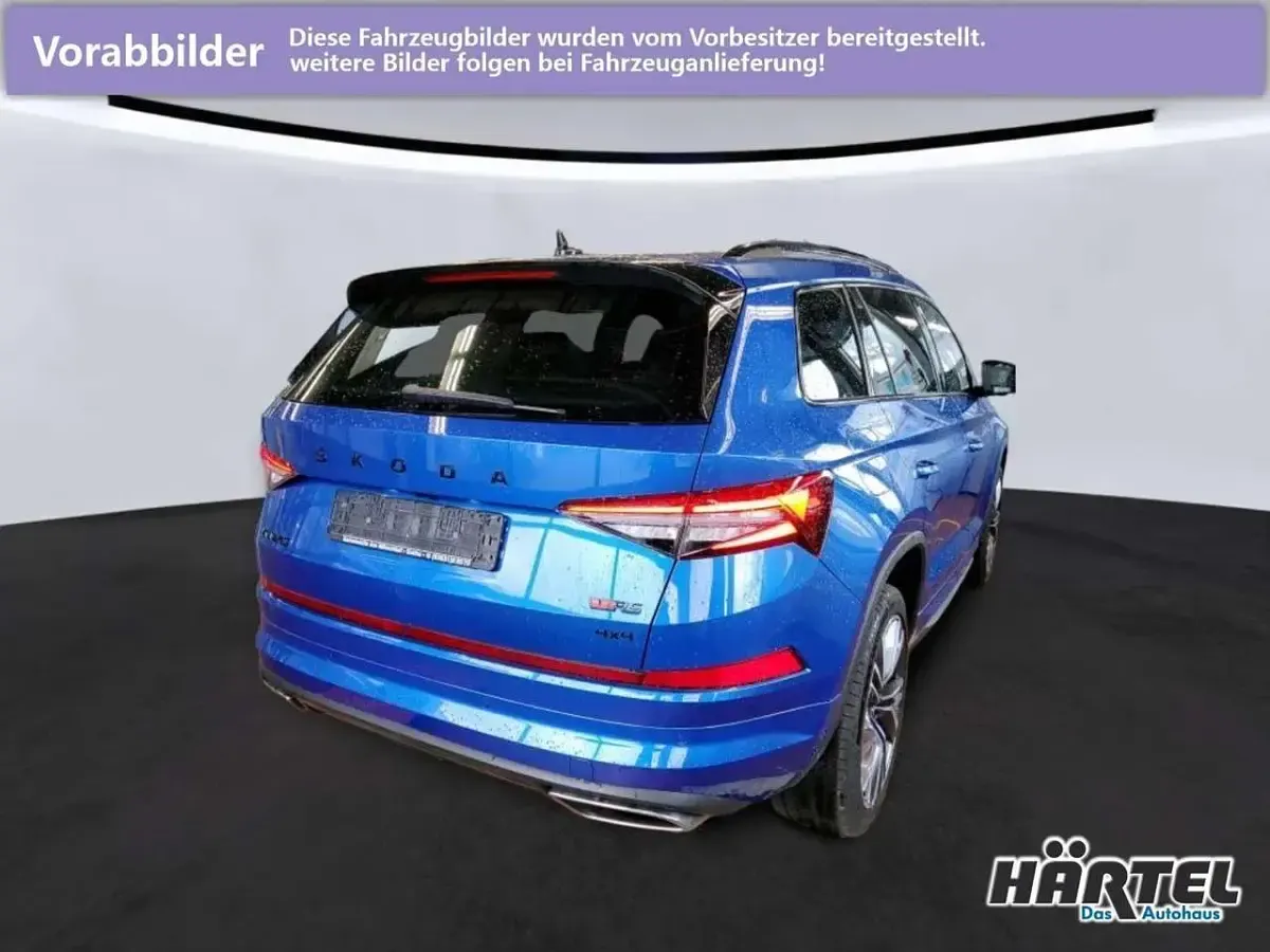 Gebraucht Skoda Kodiaq RS 245 PS (180 kW) 2023 Raceblau (blue), metallic SUV