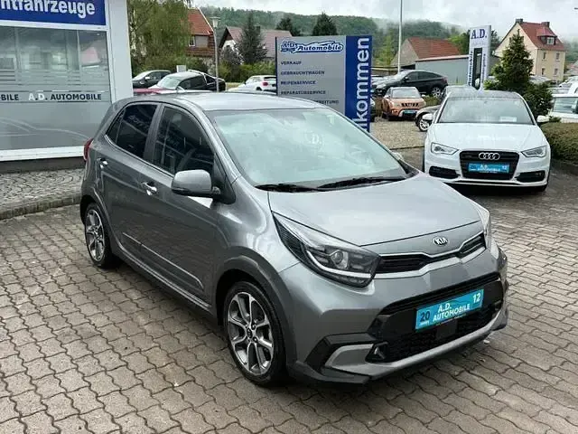 Gebraucht Kia Picanto X-Line 101 PS (74 kW) 2021 Grau Kleinwagen