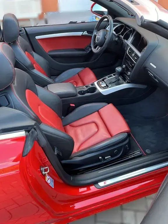 Gebraucht Audi A5 Cabriolet S-Line 230 PS (169 kW) 2014 Rot Cabrio