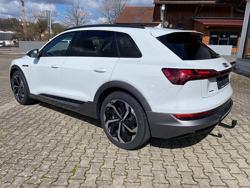 Gebraucht Audi e-tron Advanced 230 kW (313 PS) 2022 Gletscherweiß metallic SUV