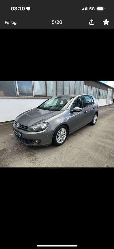 Grau Gebraucht 2008 VW Golf VI Edition Kleinwagen | 5.900 € (Teuer) - Bild 1/4
