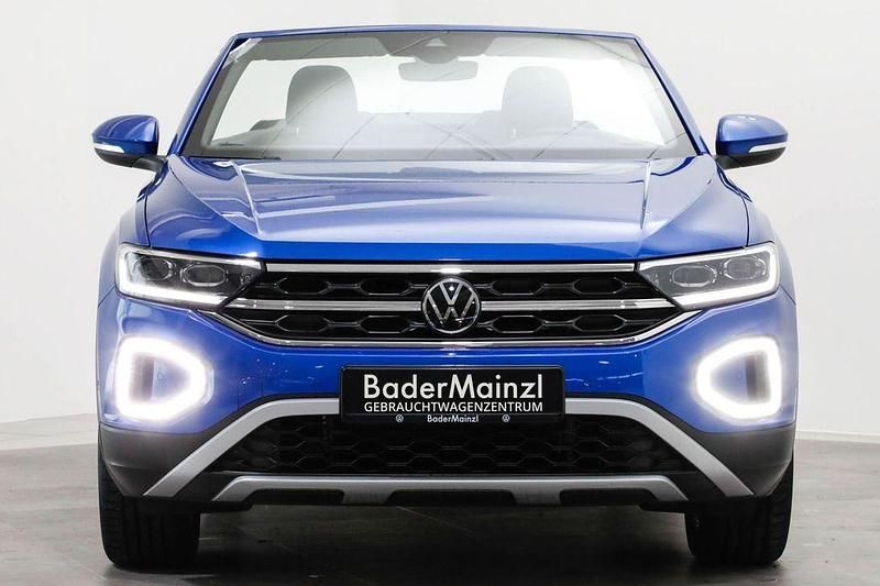 Gebraucht VW T-Roc Cabriolet Style 150 PS (110 kW) 2022 Blau Cabrio