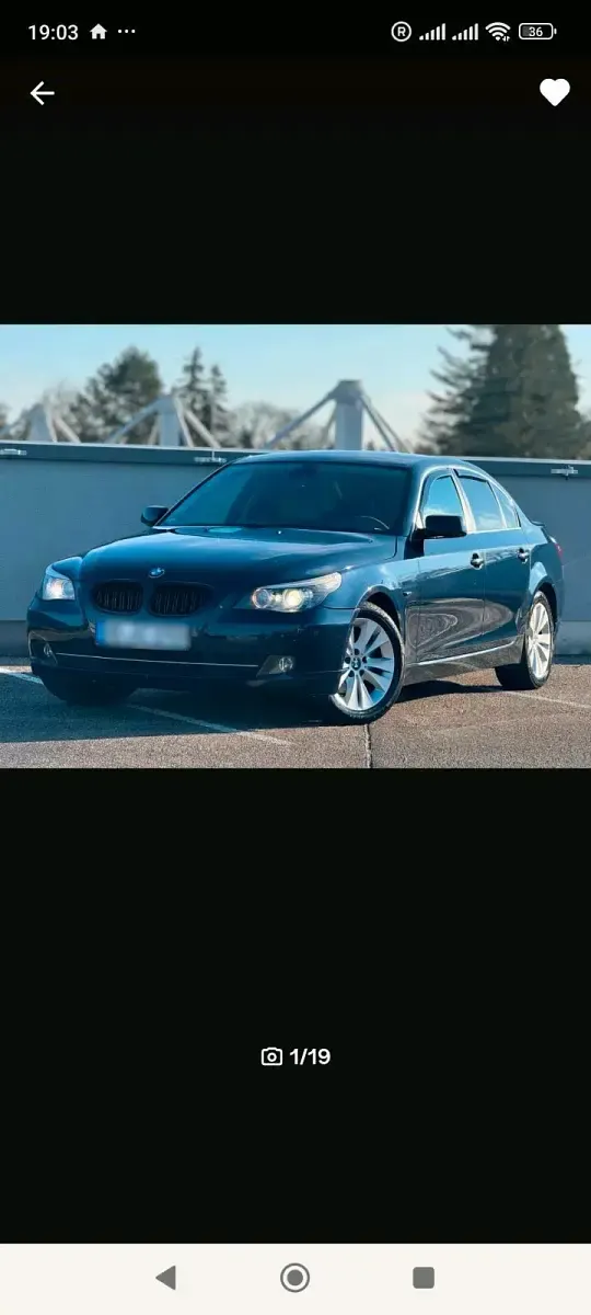 Gebraucht BMW 520 170 PS (125 kW) 2007 Blau Limousine