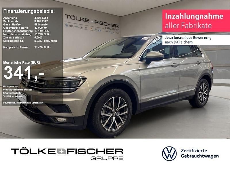 Silber Gebraucht 2020 VW Tiguan Comfortline SUV | 21.469 € (Guter Preis) - Bild 1/4