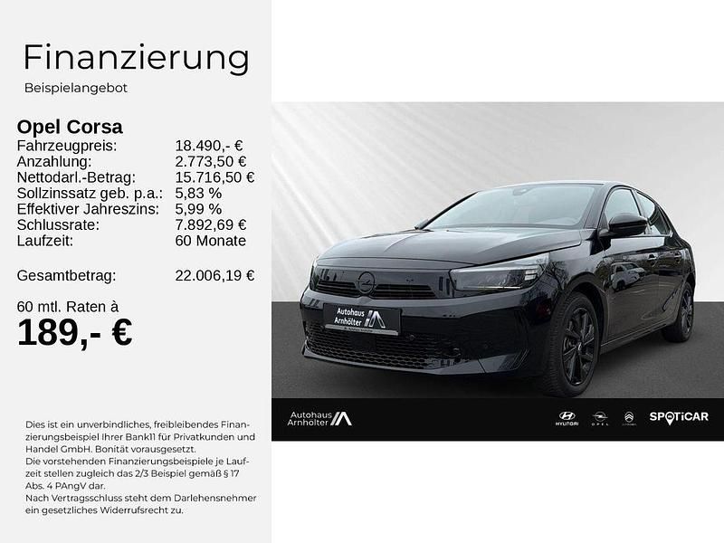 Gebraucht Opel Corsa 110 PS (80 kW) 2025 Schwarz Kleinwagen