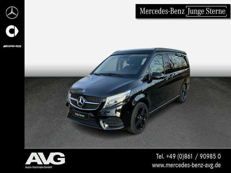 Obsidianschwarz Gebraucht 2021 Mercedes V300 Marco Polo Van / Kleinbus | 59.700 € (Superpreis) - Bild 1/4