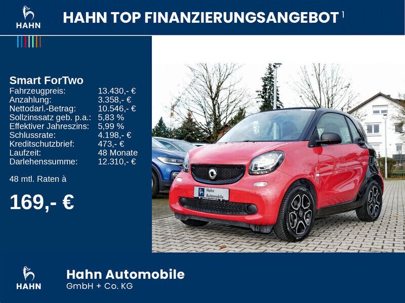 Gebraucht Smart ForTwo Coupé Passion 90 PS (66 kW) 2017 Tridion sicherheitszelle in bl Coupé