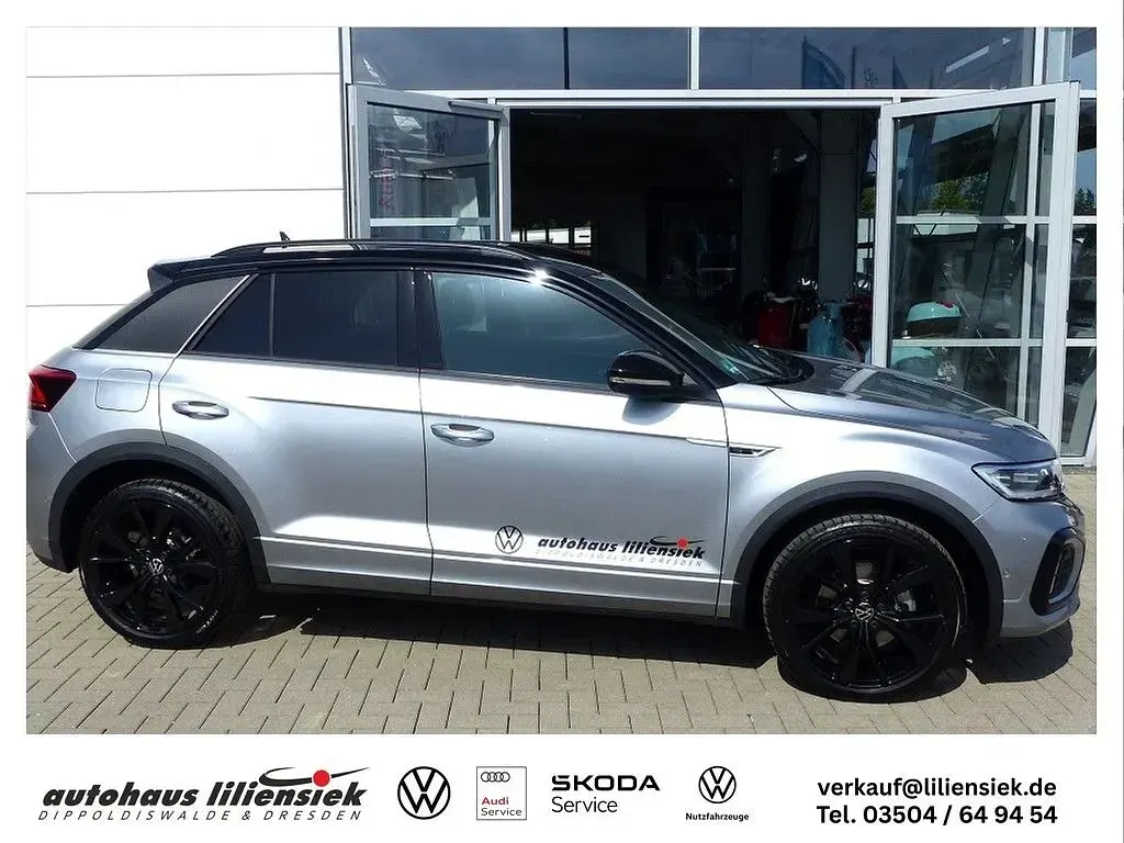 Gebraucht VW T-Roc R-line 150 PS (110 kW) 2024 Silber SUV
