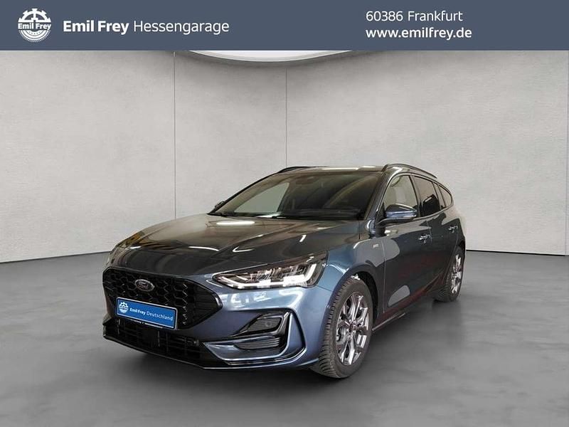 Gebraucht Ford Focus ST-Line X 125 PS (91 kW) 2023 Chroma blau metallic Kombi