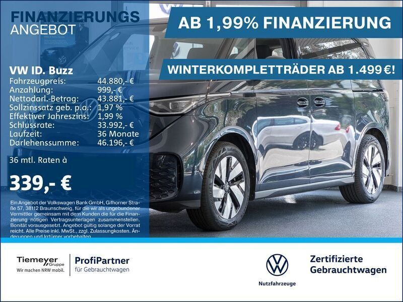 Blau Gebraucht 2023 VW ID. Buzz Pro Van | 46.880 € (Fairer Preis) - Bild 1/4