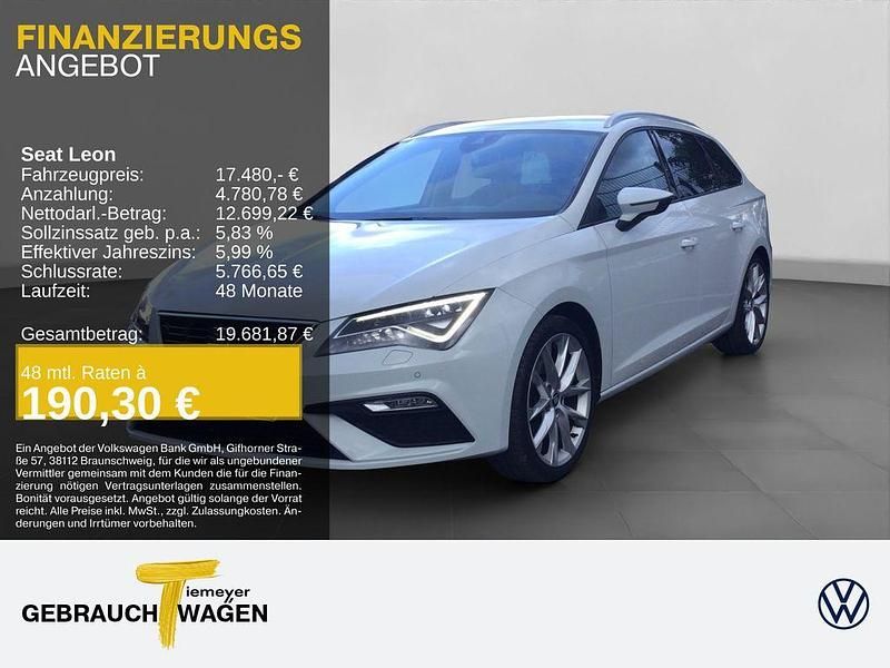 Weiß Gebraucht 2020 Seat Leon FR Limousine | 17.480 € (Guter Preis) - Bild 1/4
