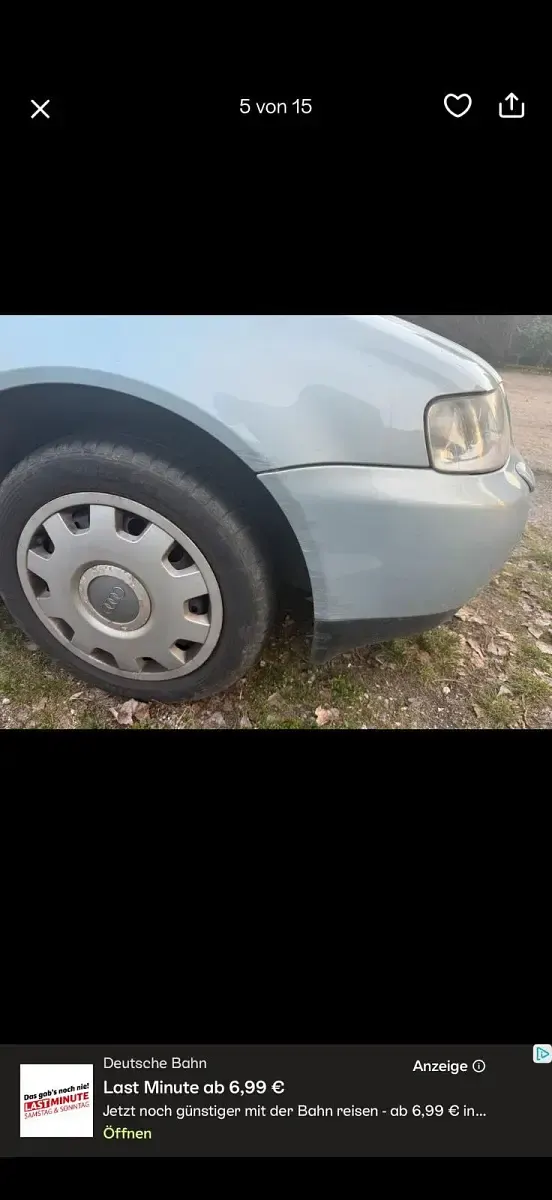 Gebraucht Audi A3 102 PS (75 kW) 2001 Blau Kleinwagen