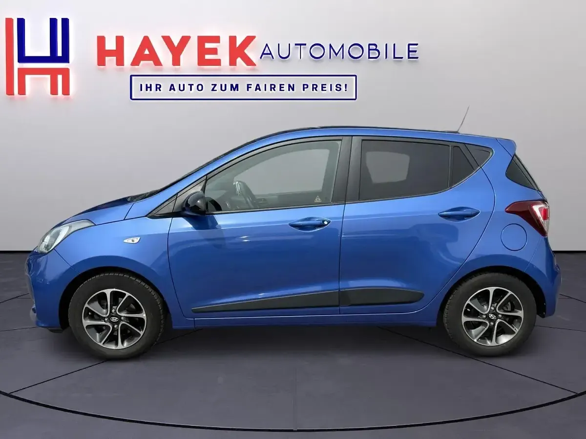Gebraucht Hyundai i10 Passion 67 PS (49 kW) 2018 Blau Kleinwagen