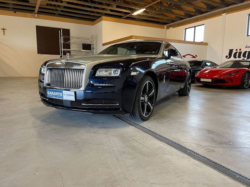Gebraucht Rolls Royce Wraith 632 PS (464 kW) 2014 Blau metallic Coupé