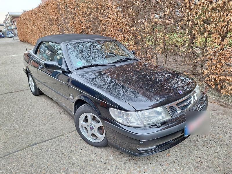 Schwarz Gebraucht 2001 Saab 9-3 Cabriolet Cabrio | 9.500 € (Fairer Preis) - Bild 1/4