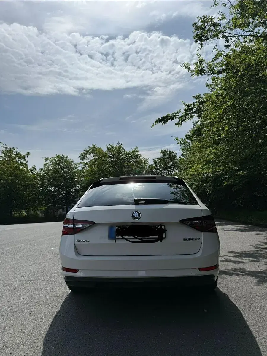 Gebraucht Skoda Superb 150 PS (110 kW) 2019 Weiß Kombi
