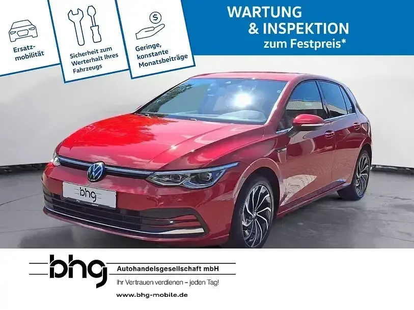 Gebraucht VW Golf VII Style 131 PS (96 kW) 2021 Rot Kleinwagen