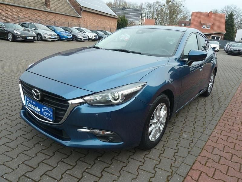 Gebraucht Mazda 3 Exclusive-Line 120 PS (88 kW) 2018 Blau Limousine