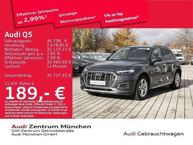 Manhattangrau metallic Gebraucht 2023 Audi Q5 Advanced Plus SUV | 34.798 € (Superpreis) - Bild 1/1
