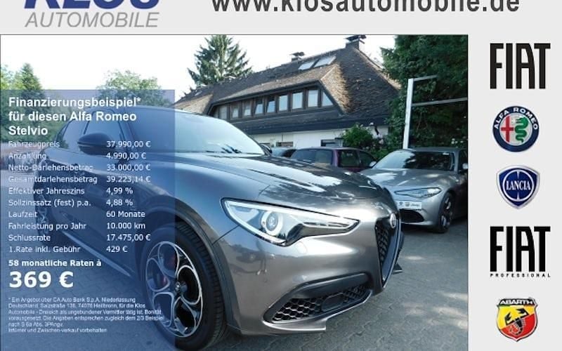 Grau Gebraucht 2022 Alfa Romeo Stelvio Veloce SUV | 37.990 € (Fairer Preis) - Bild 1/4