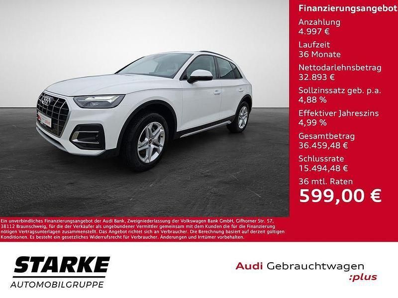 Weiß Gebraucht 2022 Audi Q5 Advanced SUV | 37.890 € (Fairer Preis) - Bild 1/4