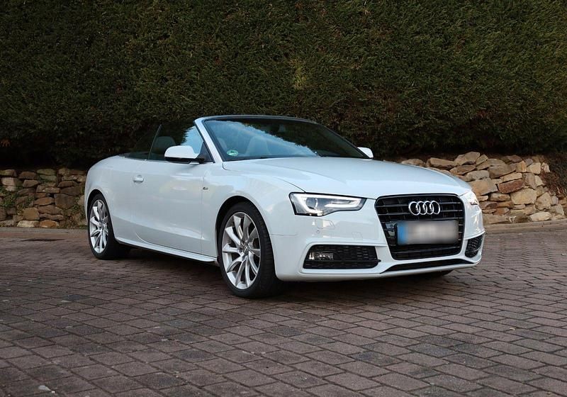 Gebraucht Audi A5 Cabriolet S-line plus 170 PS (125 kW) 2013 Weiß Cabrio
