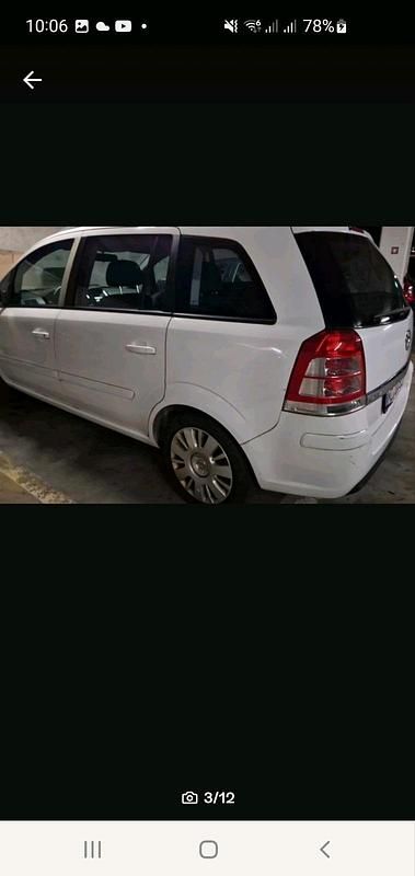 Gebraucht Opel Zafira 116 PS (85 kW) 2012 Weiß Van / Kleinbus