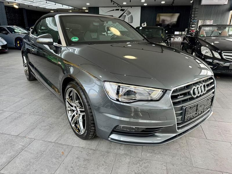 Grau Gebraucht 2016 Audi A3 Cabriolet S-Line Cabrio | 21.900 € (Teuer) - Bild 1/4