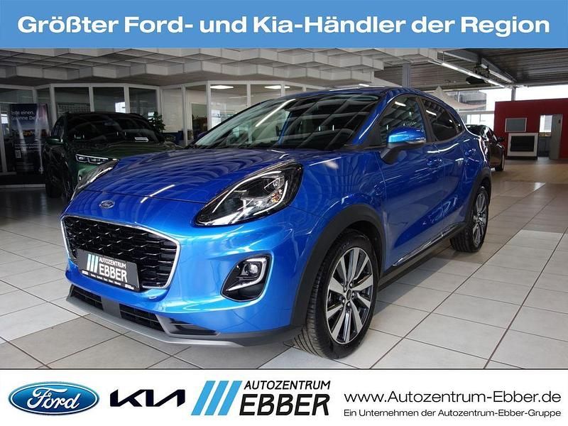 Blau Gebraucht 2021 Ford Puma Titanium X SUV | 17.279 € (Guter Preis) - Bild 1/4