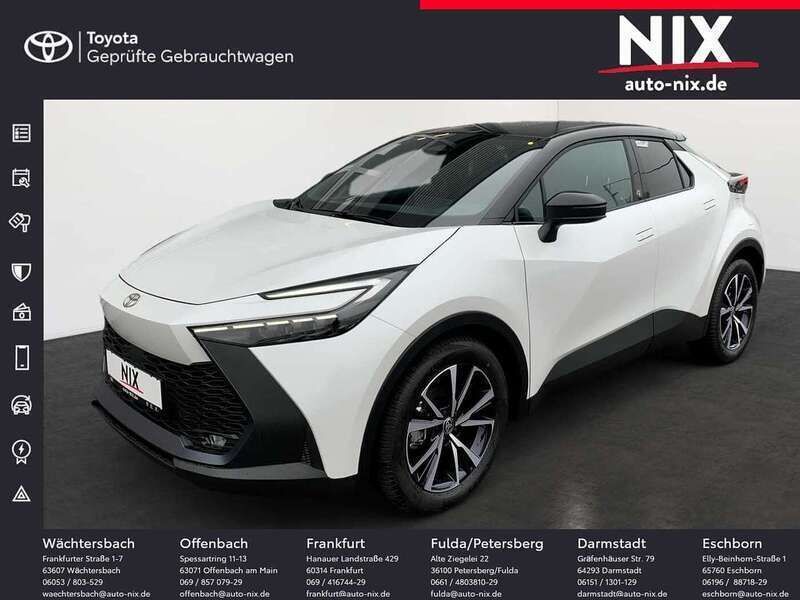Schneeweiß / schwarz Neu 2024 Toyota C-HR Team SUV | 33.100 € (Fairer Preis) - Bild 1/4