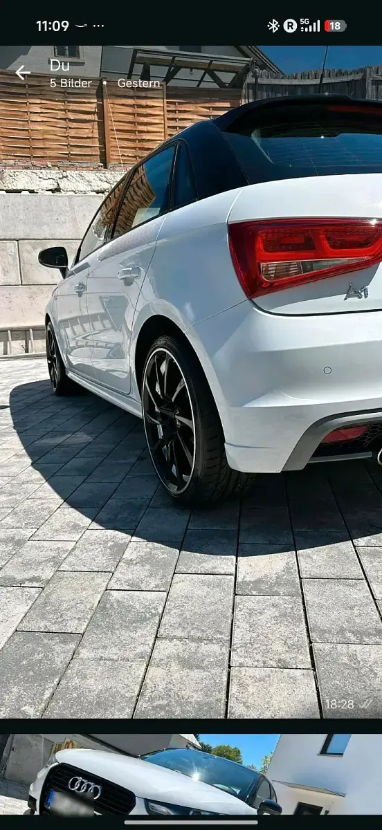 Gebraucht Audi A1 Sportback 90 PS (66 kW) 2014 Weiß Kleinwagen