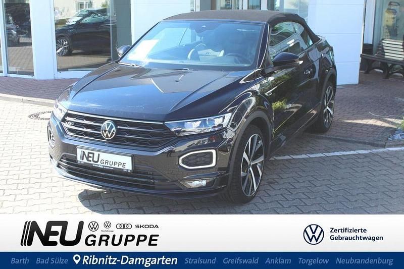 Deep black perleffekt Gebraucht 2021 VW T-Roc Cabriolet Style Cabrio | 26.779 € (Fairer Preis) - Bild 1/4