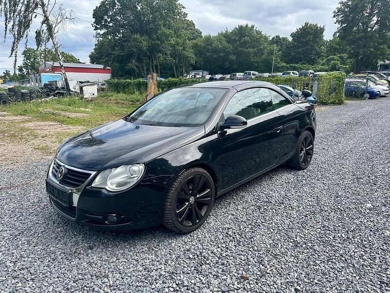 Schwarz Gebraucht 2007 VW Eos Cabrio | 2.000 € - Bild 1/4